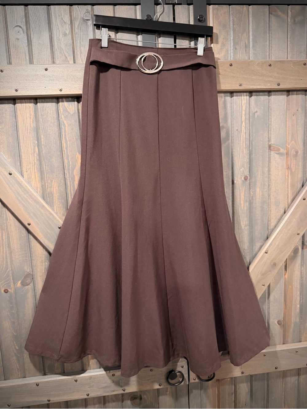 Avenue Flared Maxi Skirt